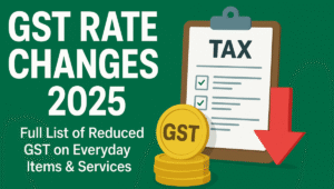GST Rate Changes 2025: Full List of Reduced GST on Everyday Items & Services