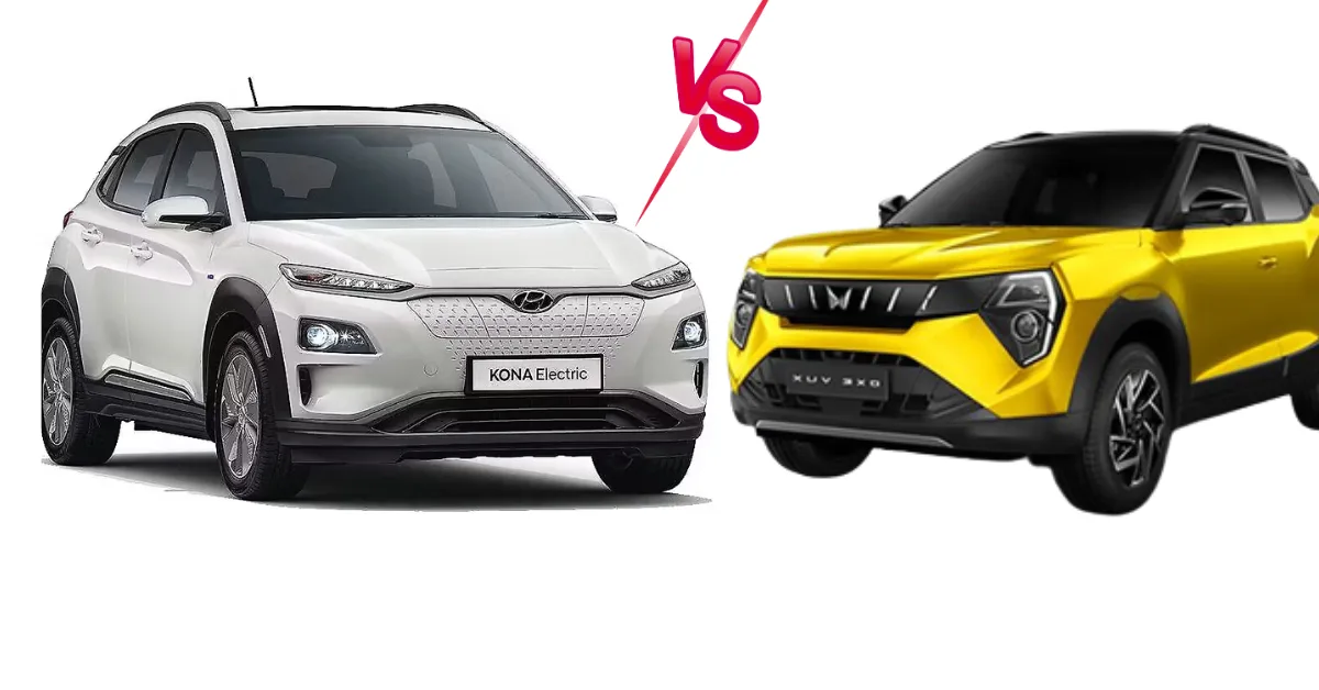 Mahindra XUV 3XO EV vs Hyundai Kona EV